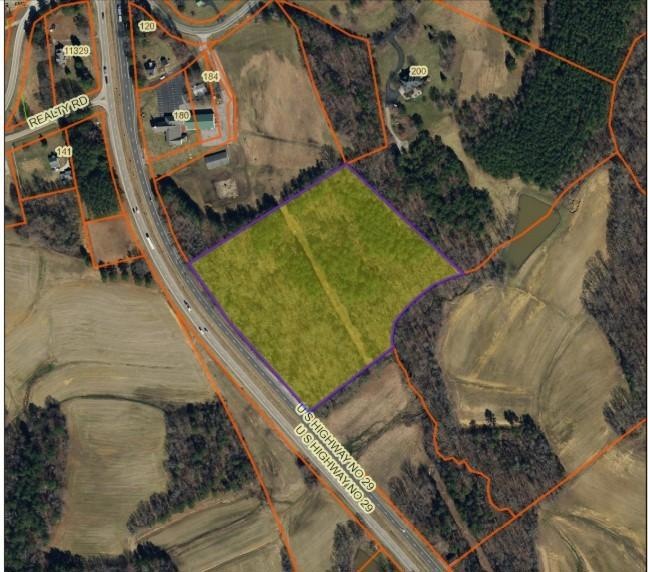 Highway 29 10 acres GIS Map