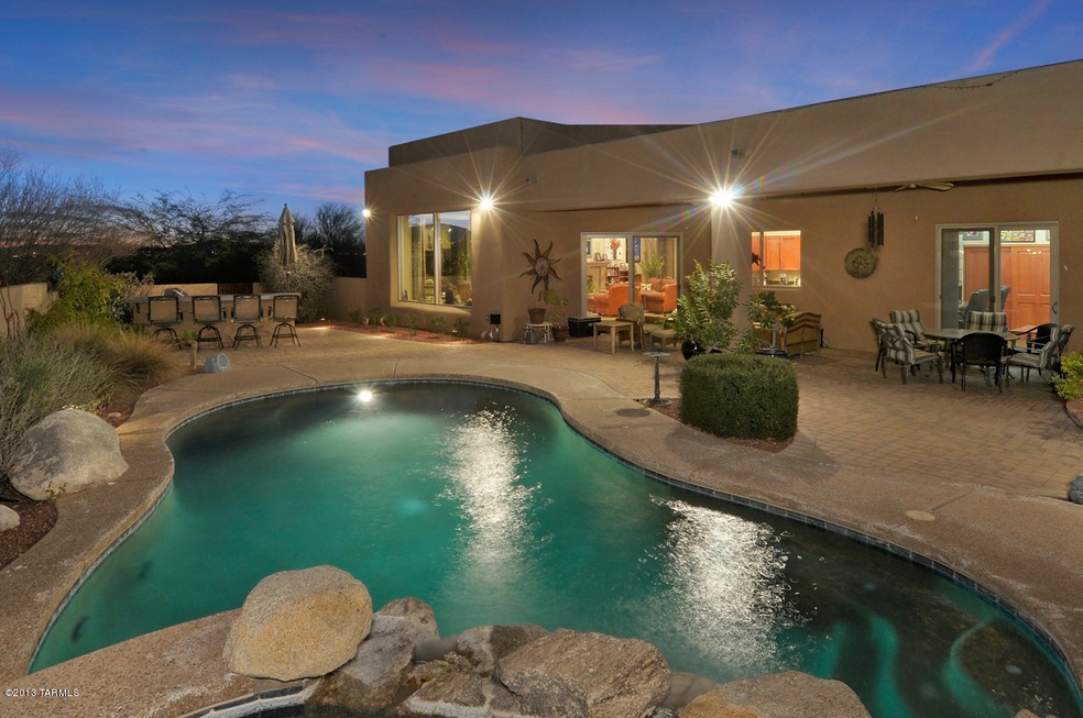 BACK OF HOUSE AND POOL