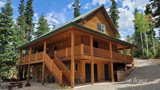 Cabin In The Pine Trees
