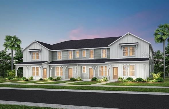 Exterior Design. Artistic rendering for this new construction home. Pictures are for illustrative purposes only. Elevations, colors and options may vary.