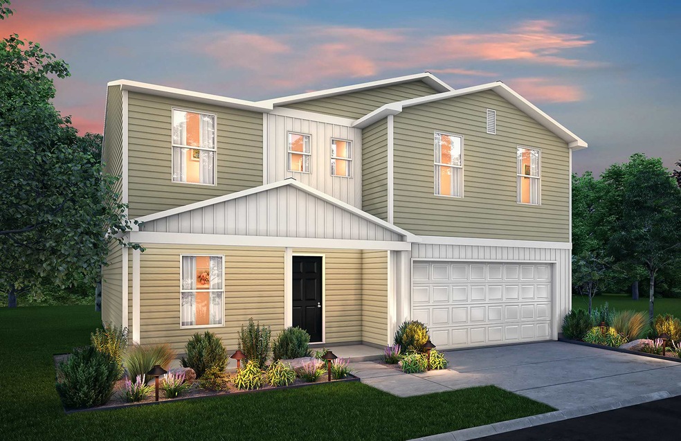 This photo is a model home photo or artist renderi
