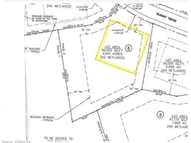 LOT 5 Summit Ridge, Watertown, CT 06795 - photo 1