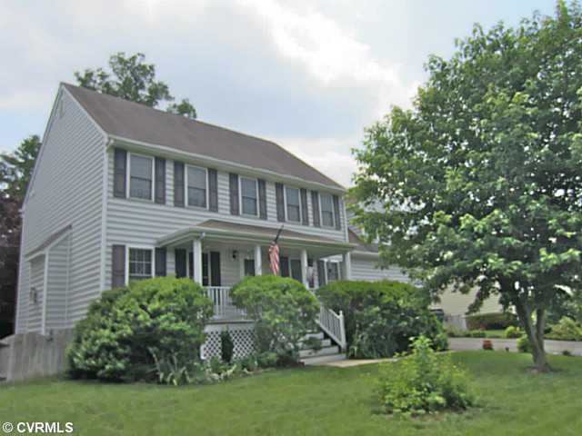 Exterior Front - Full Covered 5' x 20' Front Porch