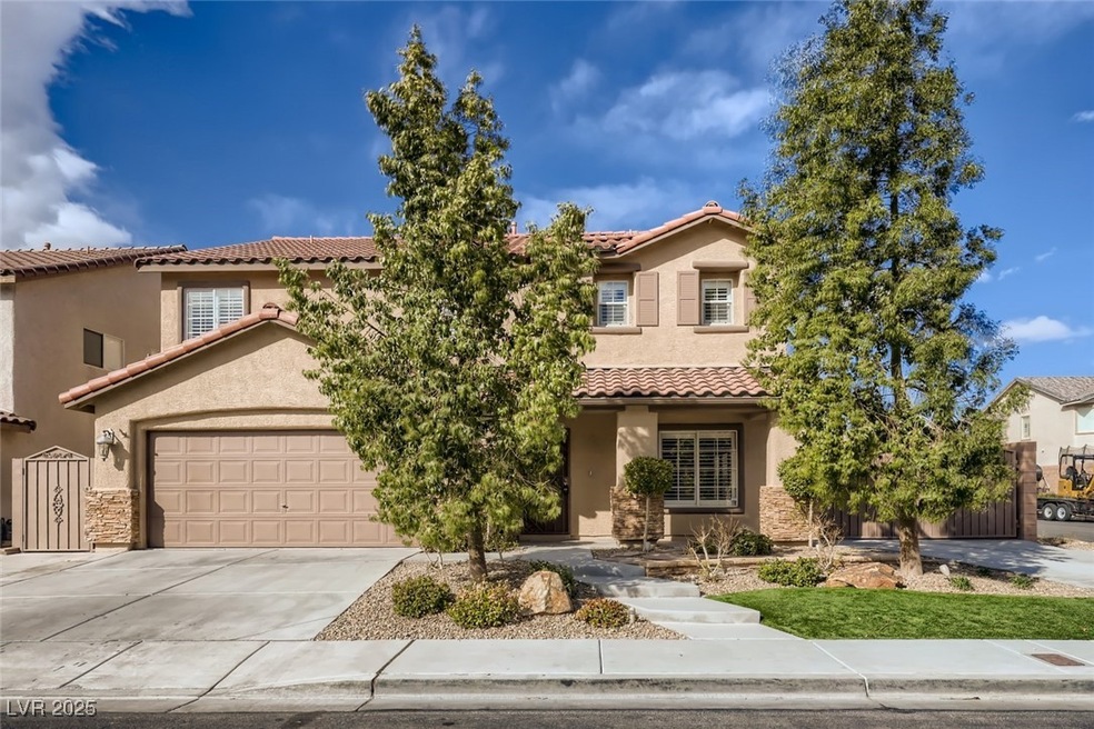 View of front of home featuring an attached garage