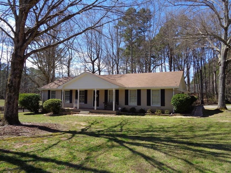 Updated brick ranch on 1.98 acres in the Dacula HS