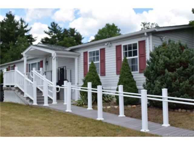 front entrance with handicap railing and and elect