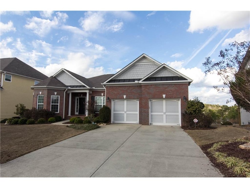 Brick front ranch on basement