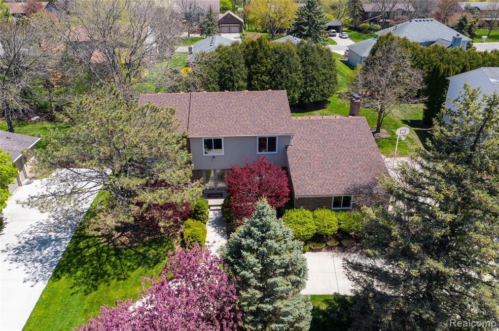 Tucked away and private front exterior of home