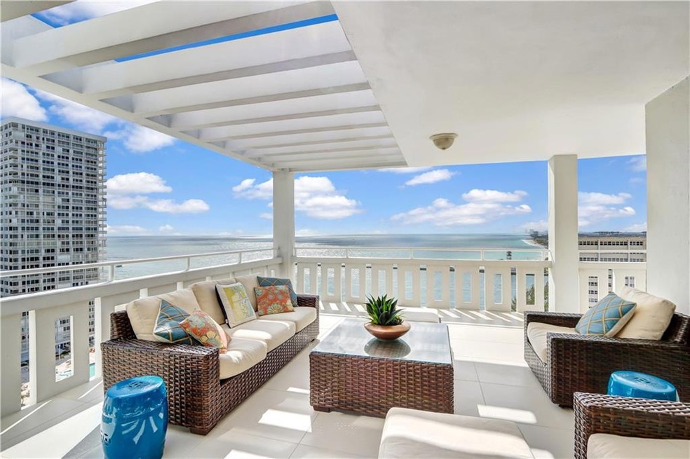 Partially Covered Balcony with Views of Passing Sh