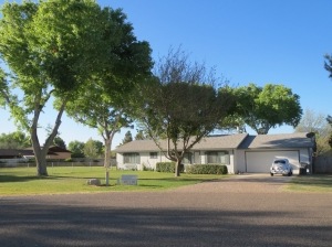Front of Home on Parade Ground Circle
