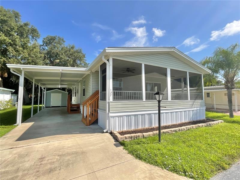 Front of home lot 127