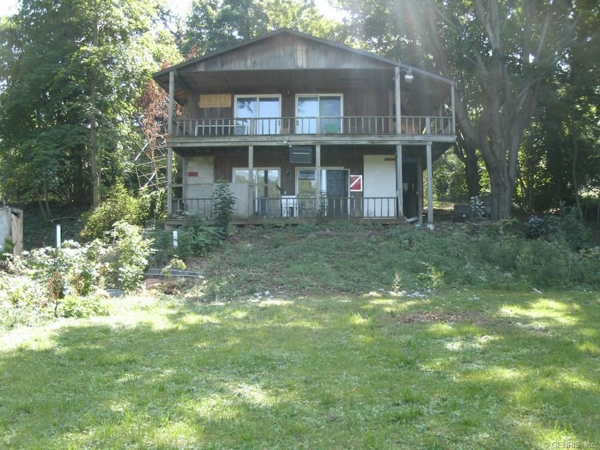 WATERFRONT VIEW OF HOUSE