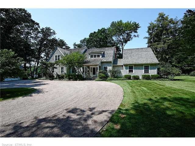 Exterior Front. Gracious shingled Cape on Hamburg 