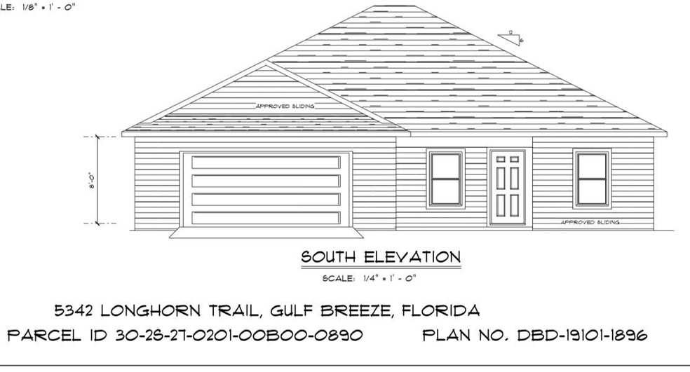 5342 Longhorn Trail South Elevation