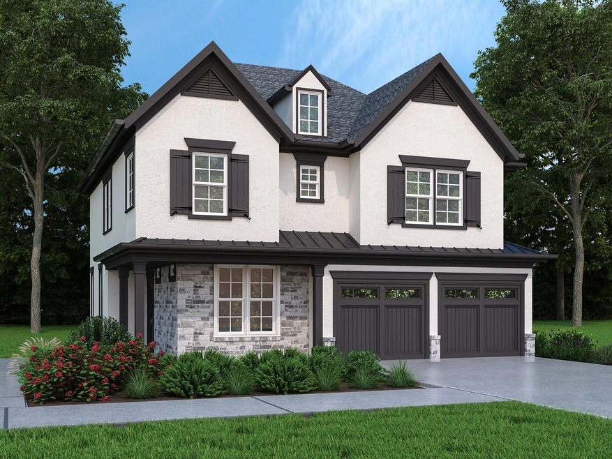 View of front of property with an attached garage