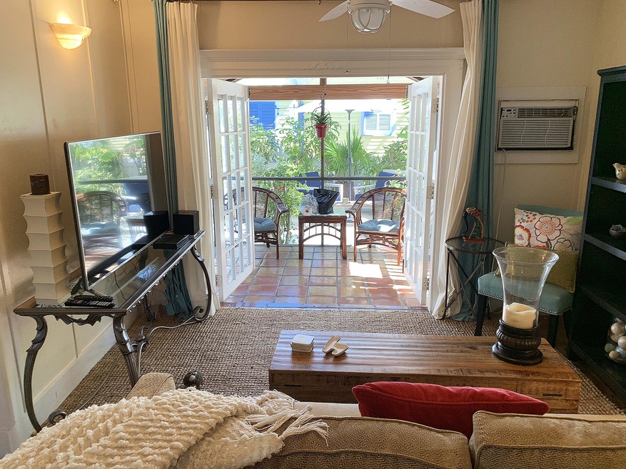Living Room and Screened Porch