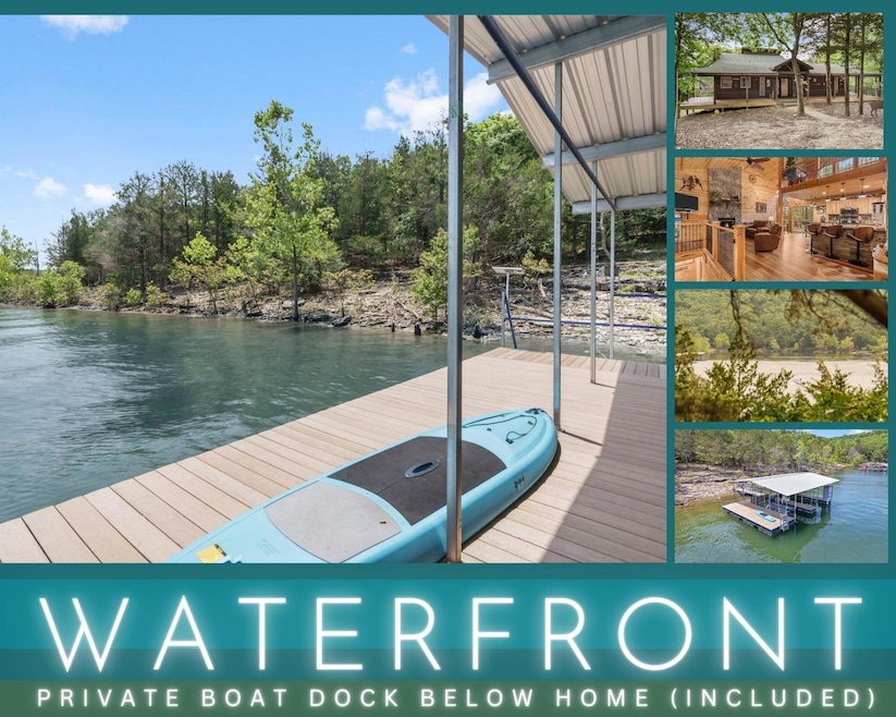 Table Rock waterfront with private dock