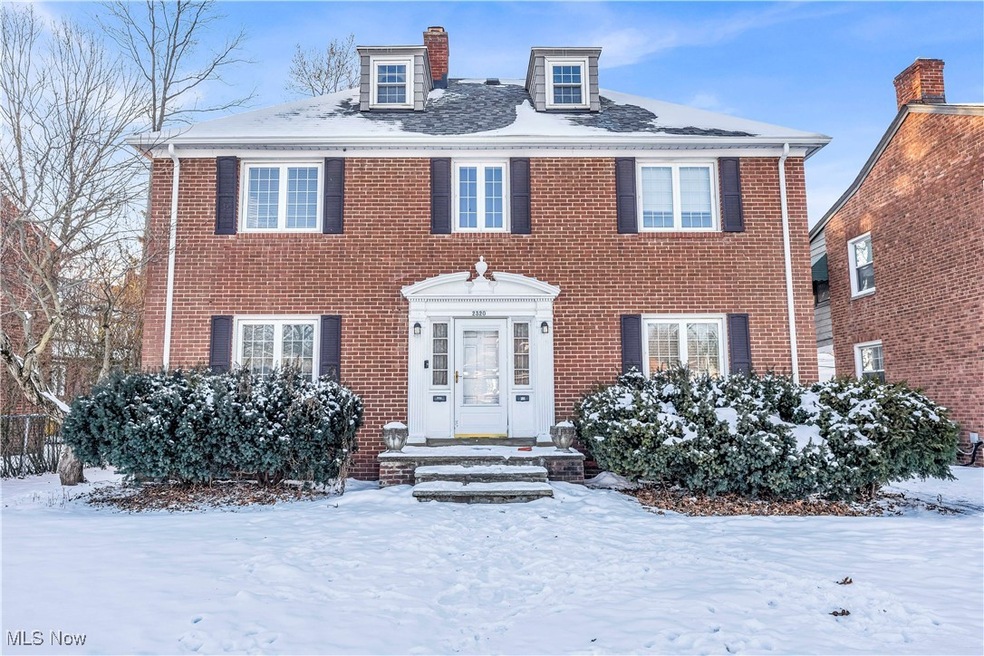 View of colonial inspired home