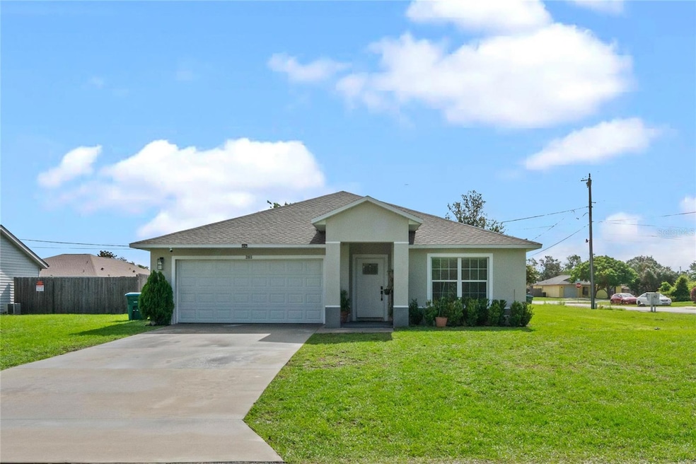 Front view of house.