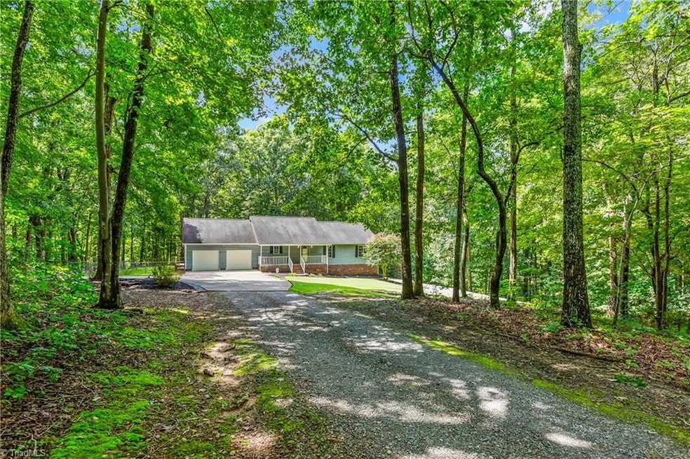 View from top driveway
