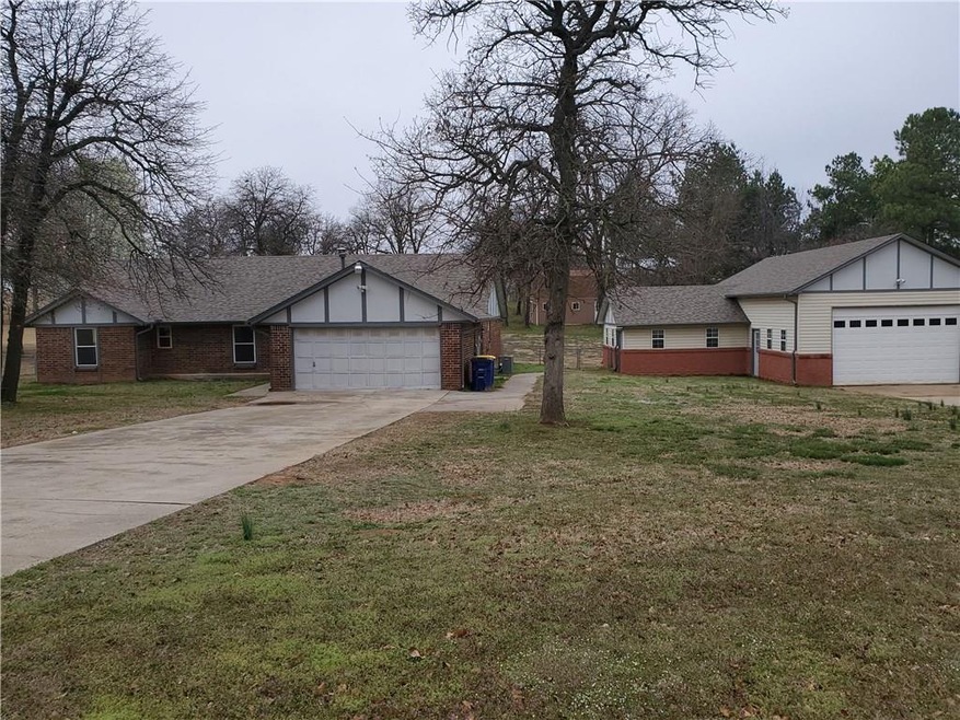 Front view of House, Workshop and Storage Building