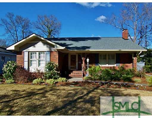 Exterior Front. This brick home has hardee plank (