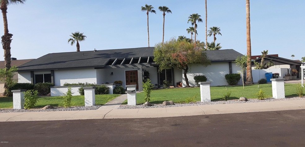 Front view of house