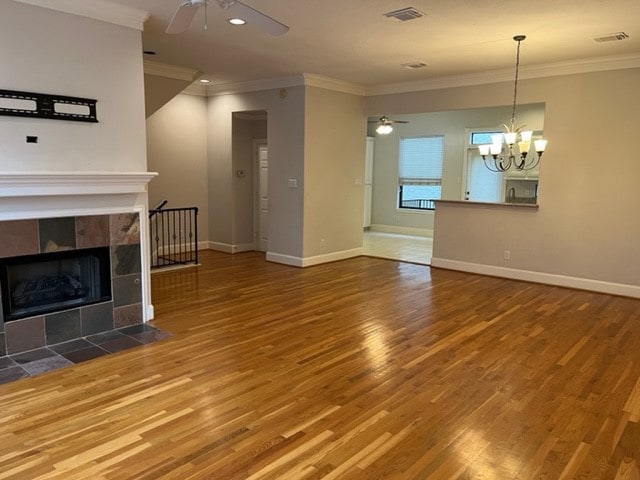 Living room, dining, kitchen and half bath on seco