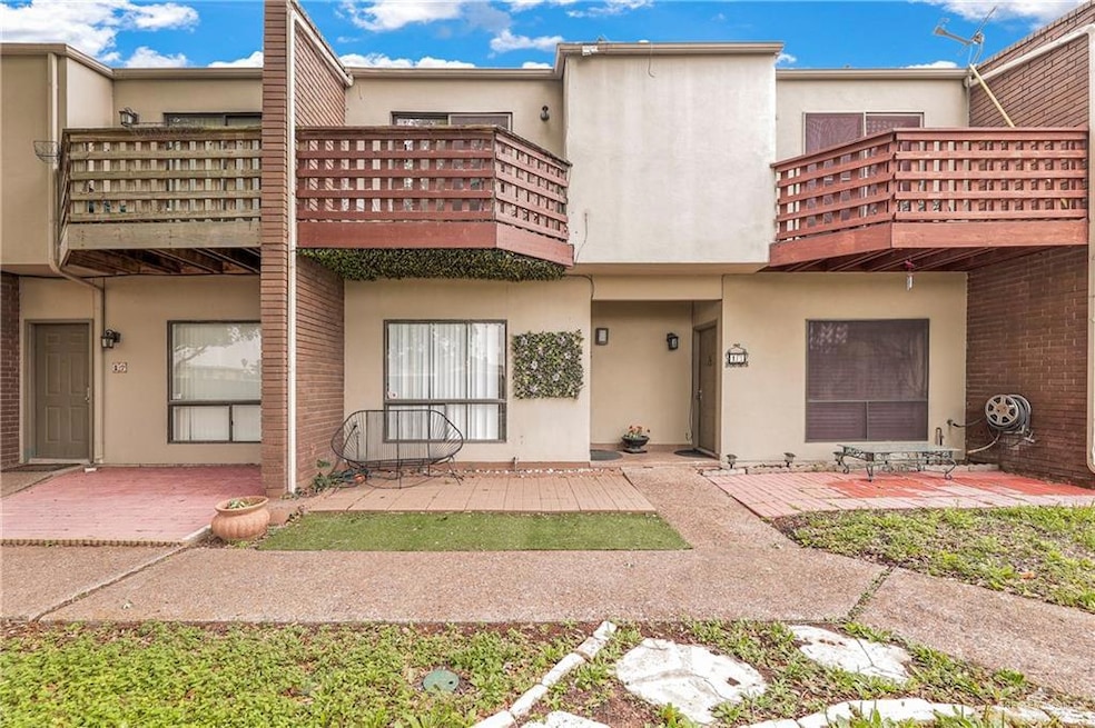 View of front of home with a balcony