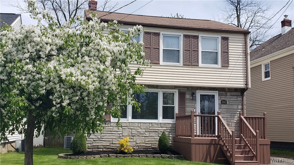 Charming stone exterior with front porch