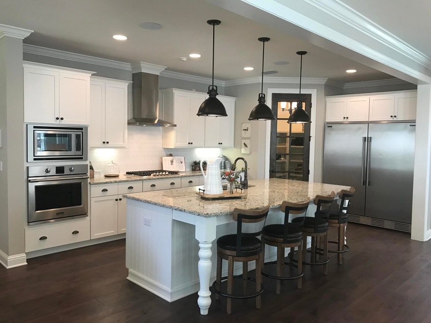 model home kitchen