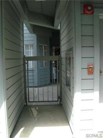 Gateway into private front courtyard