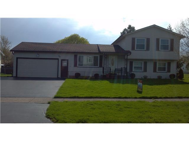 Exterior Front front of home showing triple wide d