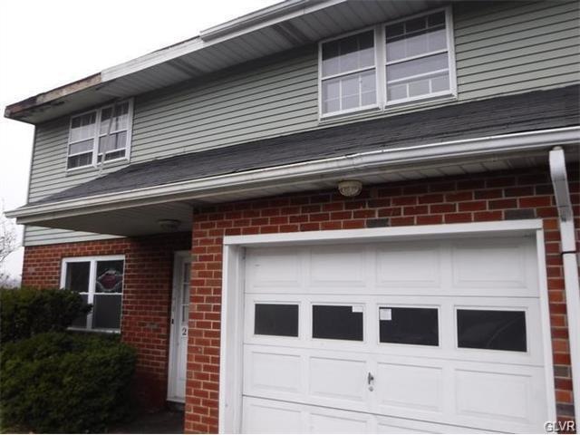 Front view - 1 car garage