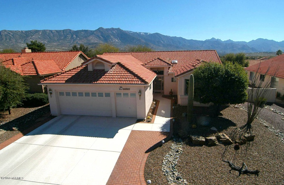 Front View with Rear Mountain View