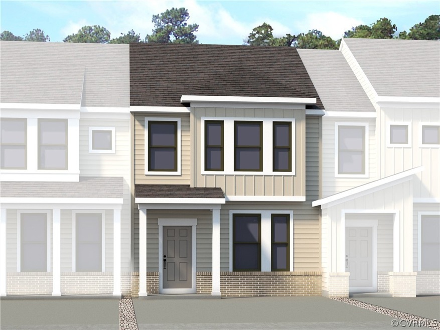 END UNIT TOWNHOME IS NOT YET BUILT - Rendering is