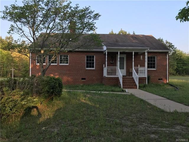 10 Acres, all brick home and maintenance free
