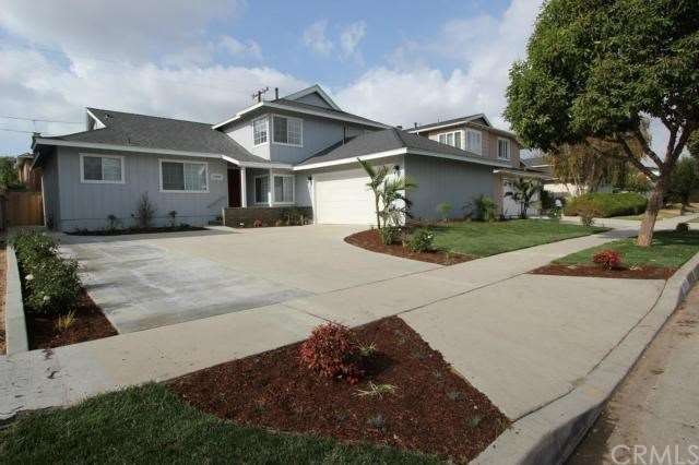 Street View showing the professionally landscaped 