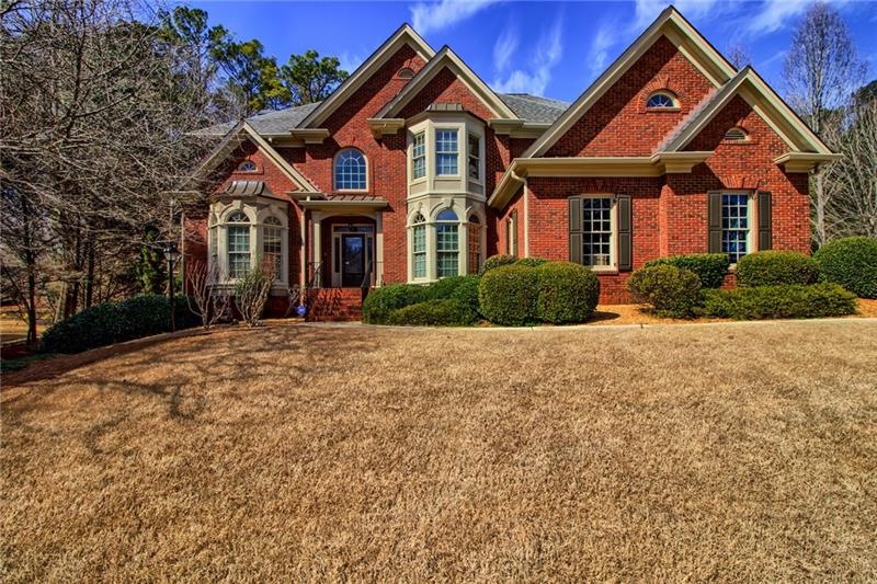 Majestic traditional 4 sided brick home situated o