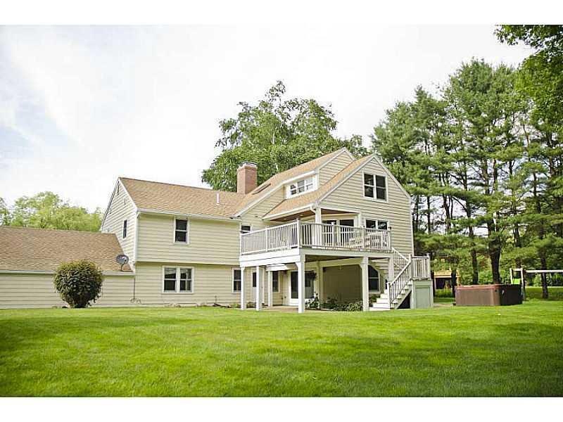 Exterior Front. Private yard...