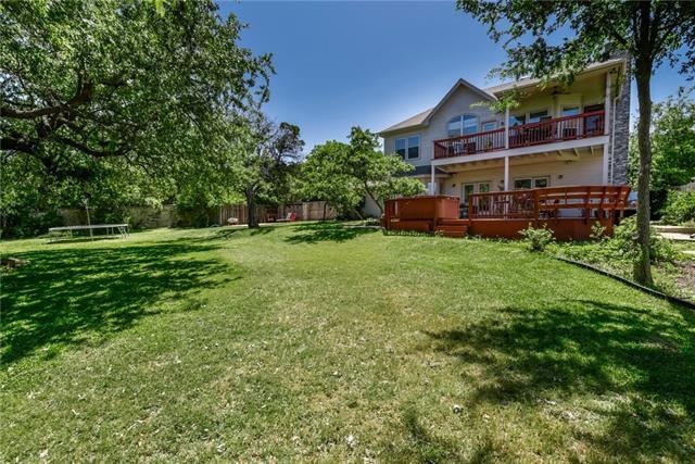 HUGE backyard for kids to play! Ample room for a p