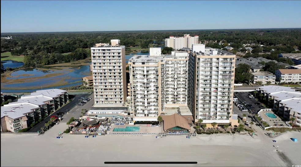 Ocean Front Building.   Top Floor Unit.