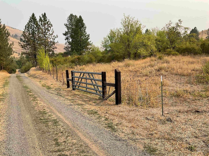 Gate with a rural view