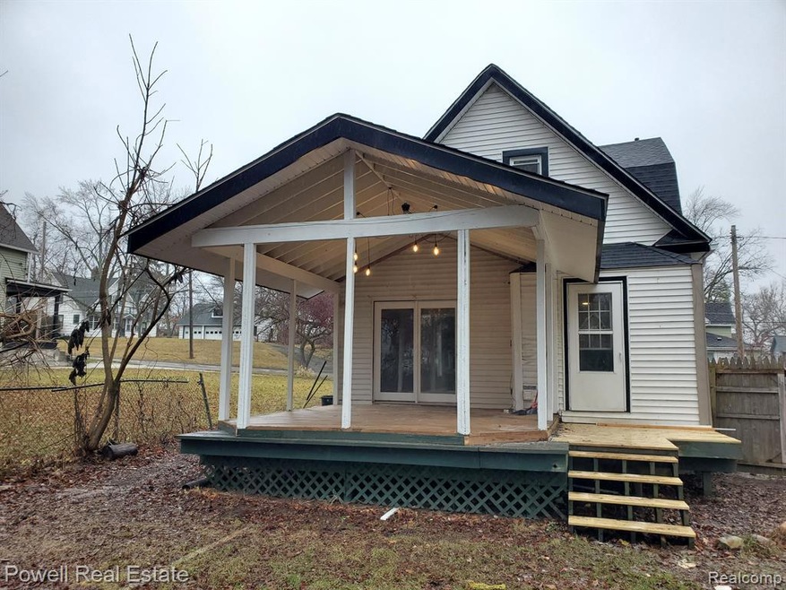 Back Entrance and Covered Deck