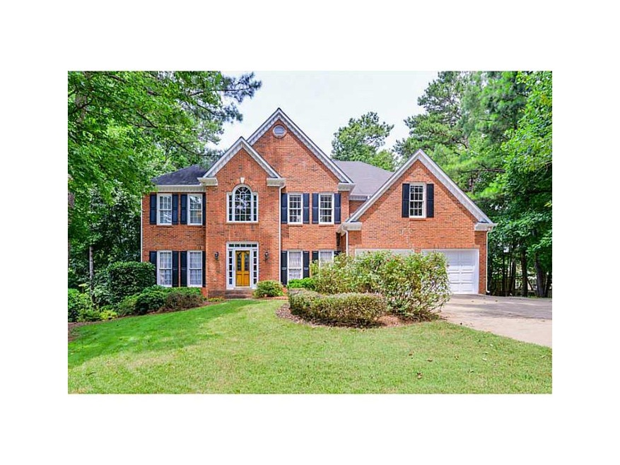 Exterior Front. Gorgeous 3-side brick home in Broo