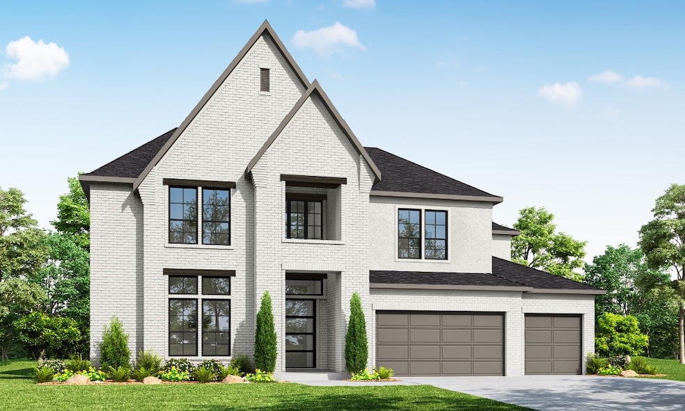Artistic rendering of completed home. Estimated co