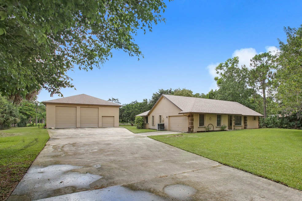 house and garage
