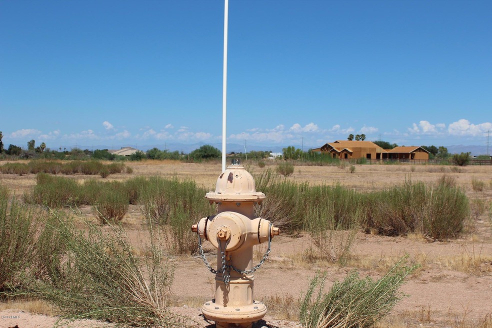 Fire hydrant on SWC of property
