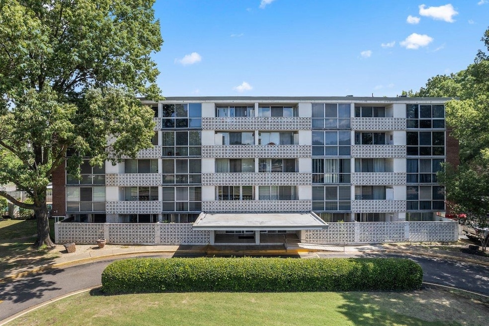 Convenient location across from Central Library.