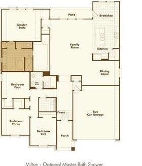 Optional Master Bath Shower Upgrade